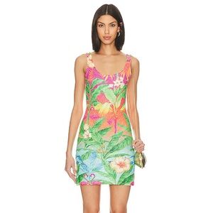 Luli Fama Palm Breeze Tank Mini Dress